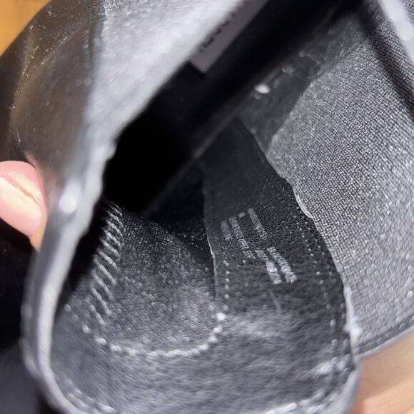 Steve Madden Black Leather Boots never worn size 9 - Picture 6 of 6